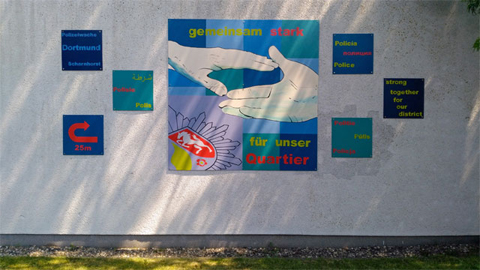 Präsentation der neuen Außenwand