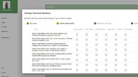 Sreenshot eines Programms