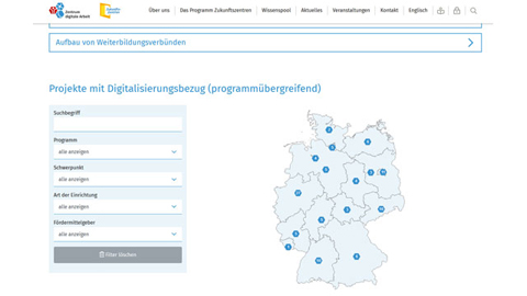 Interaktive Landkarte