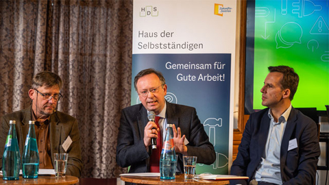 Eine Podiumsdiskussion
