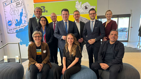 Gruppenbild mit Bundesminister Hubertus Heil
