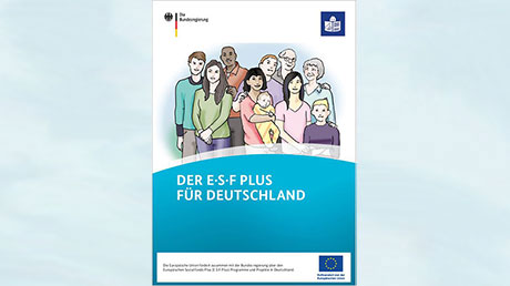 Teaser ESF Plus-Boschüre in Leichter Sprache