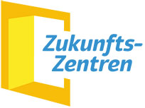 (Logo des ESF-Bundesprogramms Zukunftszentren)