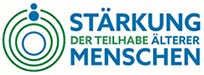  (Logo Stärkung der Teilhabe älterer Menschen)