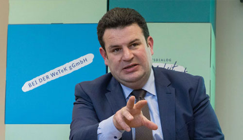 Bundesminister für Arbeit und Soziales Hubertus Heil